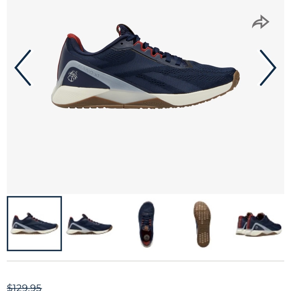 Reebok Nano x1 CrossFit shoes- Navy Seal Foundation special edition